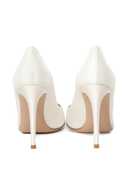 Pantofi cu toc Gianvito Rossi din piele alb