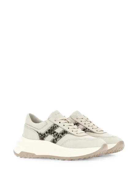 Sneakerși Hogan cu imagine cu model leopard