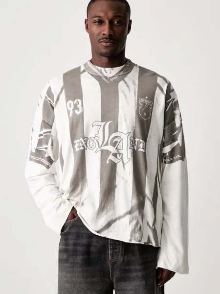Represent longsleeve z bawełną biała