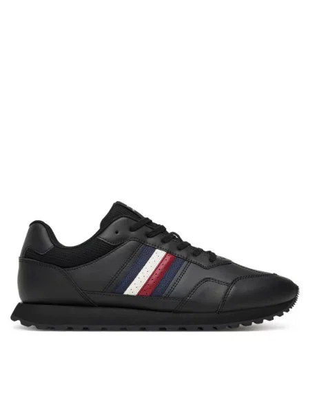 Pruhované tenisky Tommy Hilfiger bílé