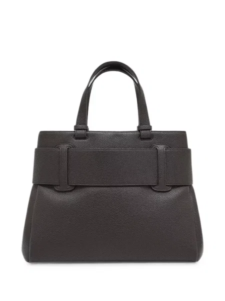 Geantă shopper Armani Exchange cu autograf maro