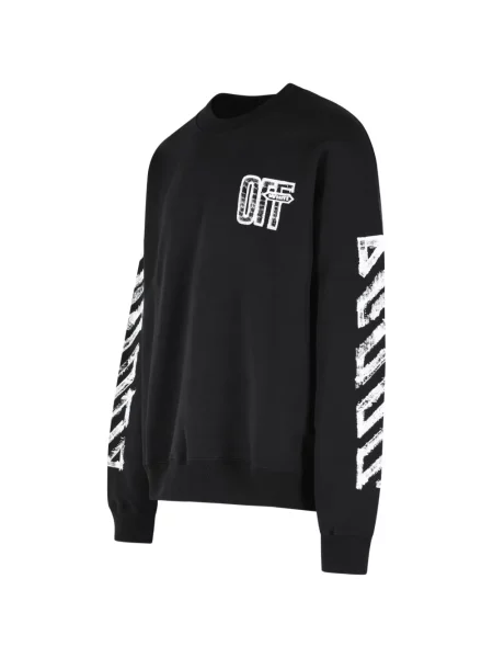 Hanorac Off-white cu imagine alb
