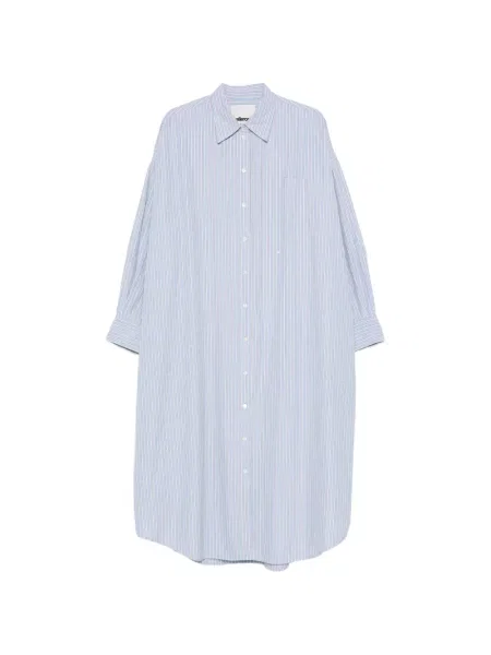 Sukienka midi Bellerose w paski do kolan garniturowa niebieska