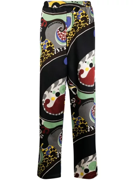Pantaloni Moschino cu imagine cu imprimeu abstract