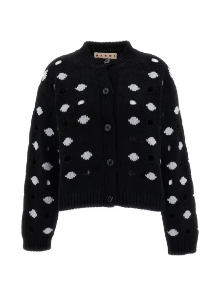 Cardigan Marni cu buline negru