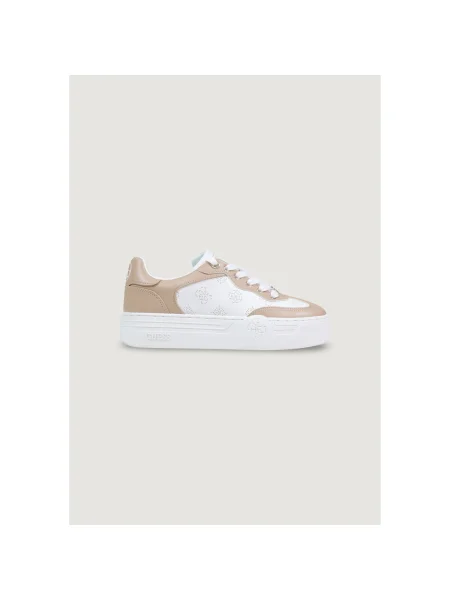 Sneakerși Guess alb