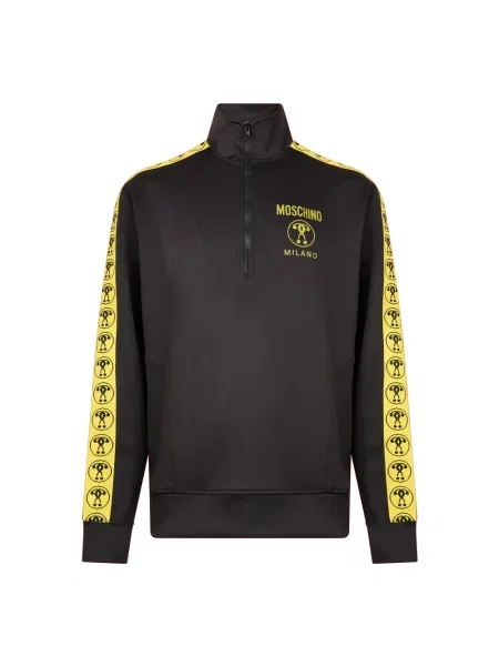 Bluza z kapturem Moschino z kapturem czarna