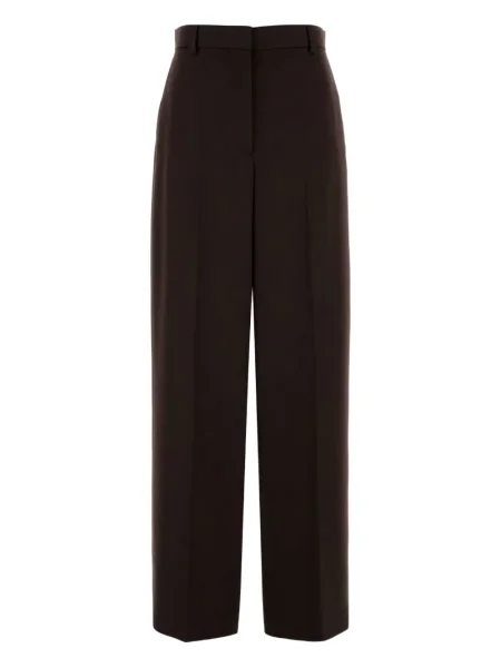 Pantaloni Stella Mccartney de lână maro