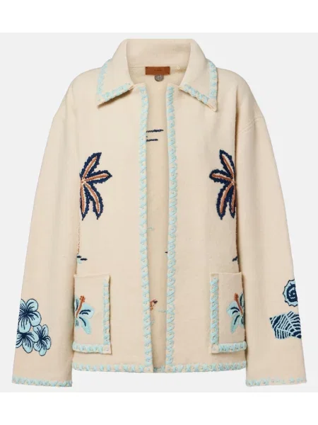 Geacă Alanui de lână bej