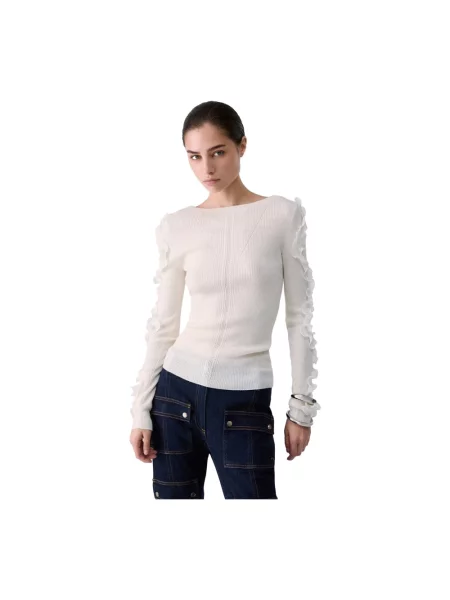 Sweter Liu Jo wełniany biały
