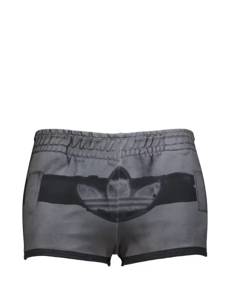 Pantaloni scurți Adidas cu imagine gri