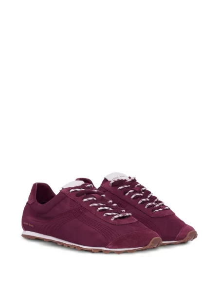Fűzős szarvasbőr sneaker Anine Bing piros