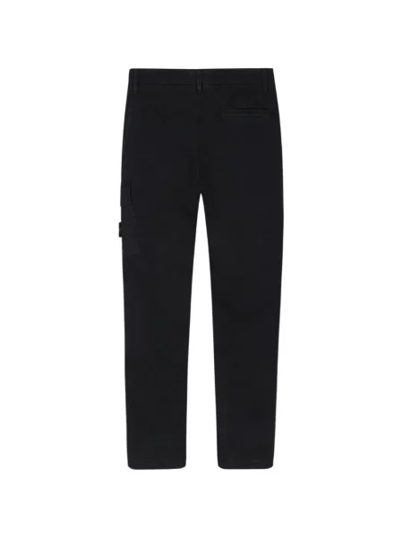 Spodnie cargo dziecięce Stone Island czarne