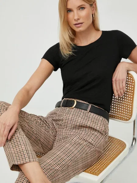 Тениска Sisley черно