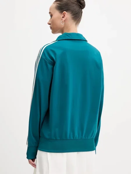 Adidas Originals bluză turcoaz
