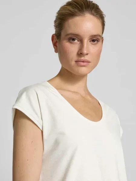 T-shirt z okrągłym dekoltem model ‘PALUREXI’ B.young biała