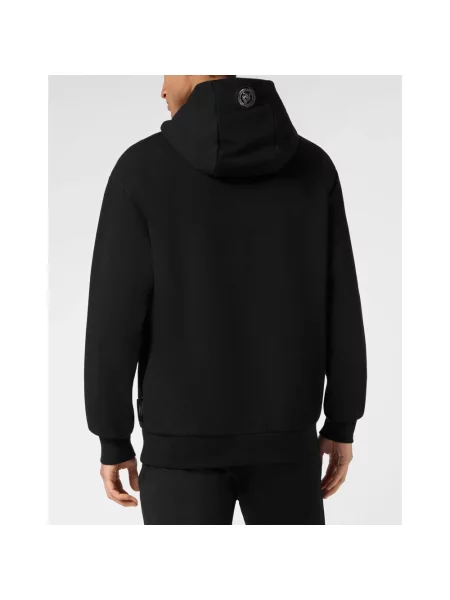 Bluza z kapturem Plein Sport z kapturem czarna