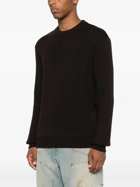 Pulover Golden Goose cu decolteu rotund auriu