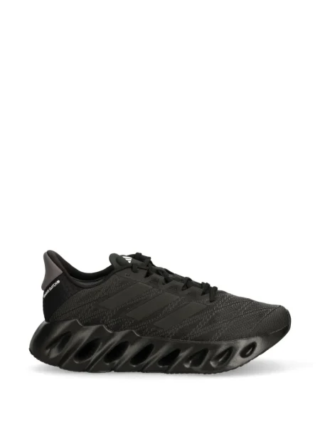 Бягане топ Adidas изрязани с принт бяло
