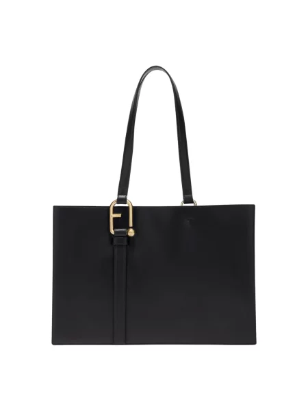 Shopperka Furla skórzana czarna