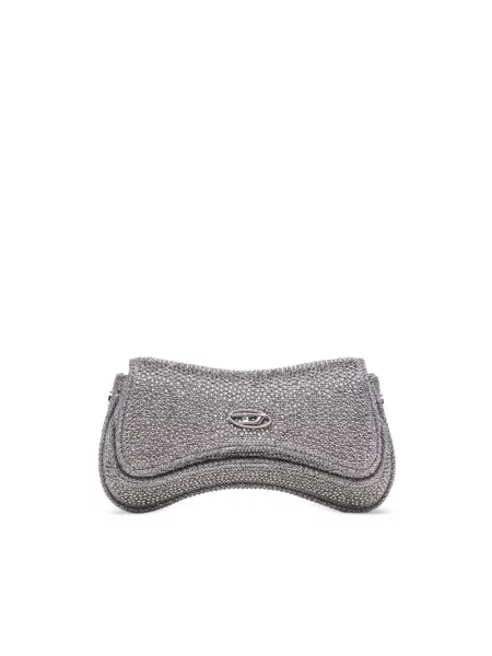 Torebka crossbody Diesel szara