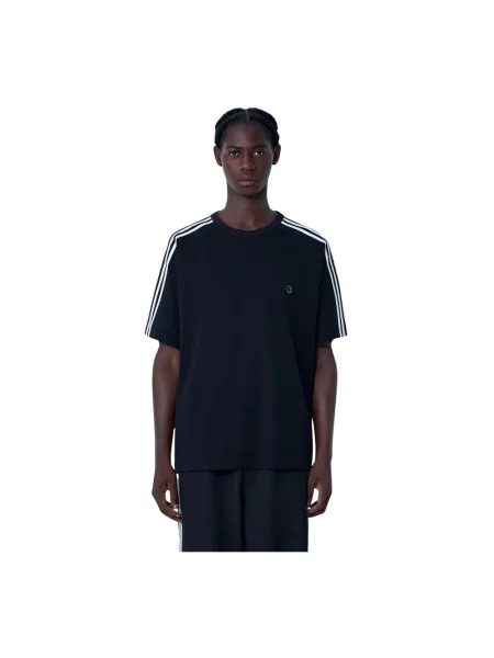 T-shirt z wełną gładki czarny