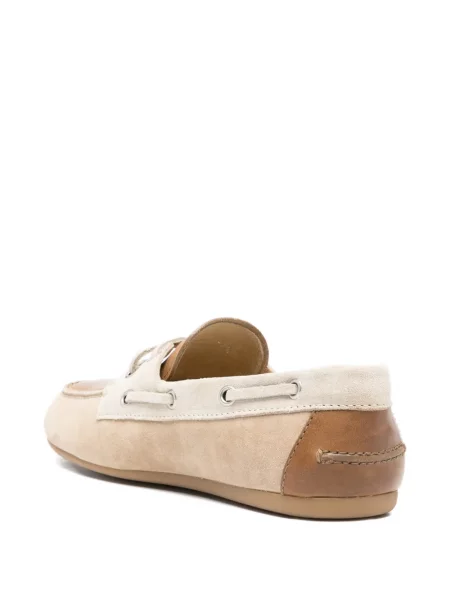 Pantofi loafer Miu Miu din piele cu autograf