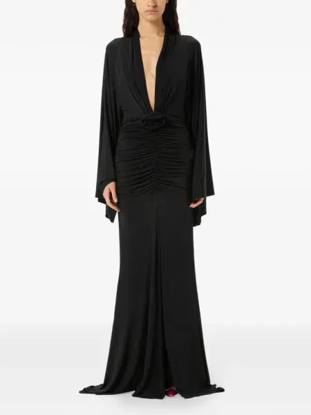 Rochie Blumarine cu volane negru