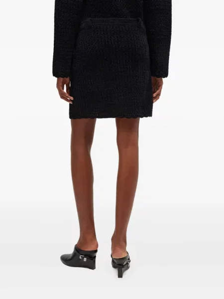 Fusta mini Ganni negru
