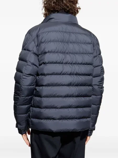 Geacă cu puf Moncler albastru