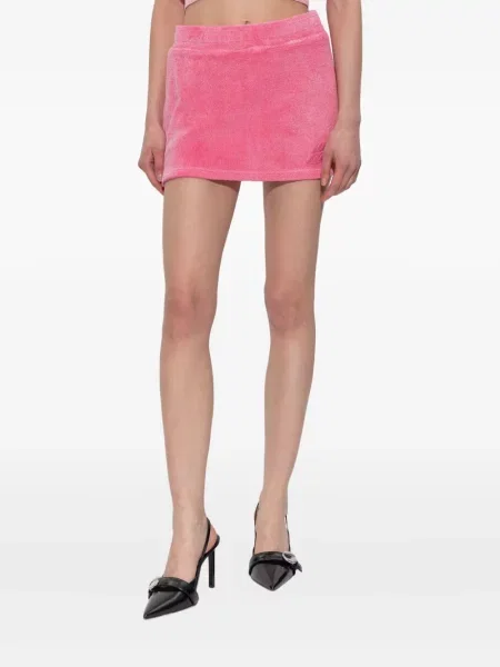 Fusta mini Alexander Wang cu broderie roz