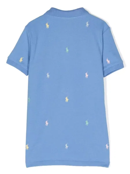 Koszulka polo dziecięca Polo Ralph Lauren niebieska
