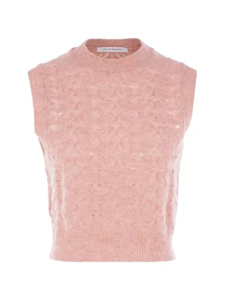 Kamizelka Cecilie Bahnsen różowa