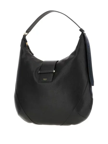 Geantă Jimmy Choo cu imagine negru