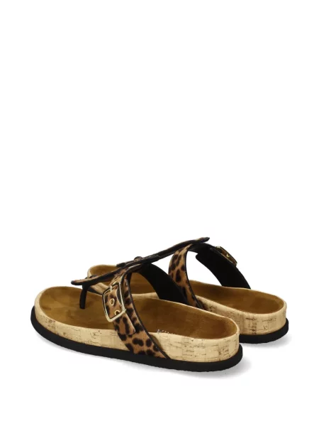 Sandale Premiata cu imagine cu model leopard cu cataramă