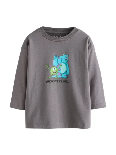 Next Tricou albastru deschis / gri închis / verde deschis alb