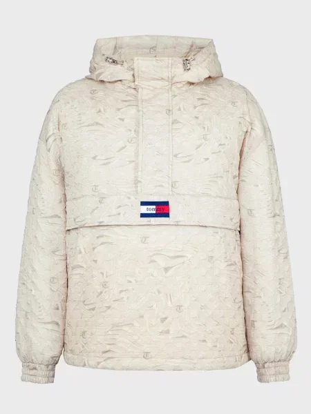 Детская джинсовая куртка Tommy Jeans бежевая