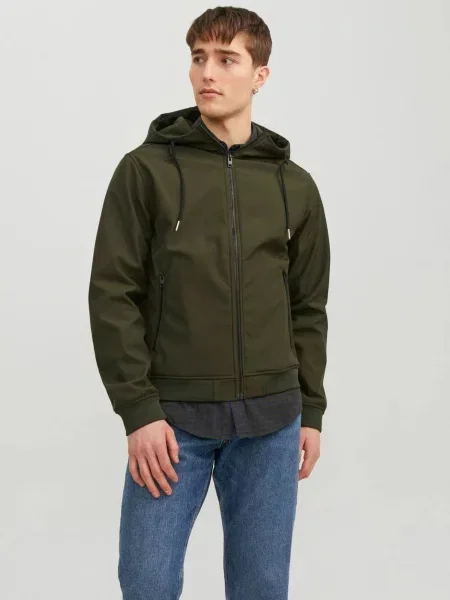 JACK & JONES Geacă de primăvară-toamnă oliv