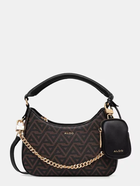 Aldo geantă crossbody pentru femei cu imitație de piele CLARIONA maro