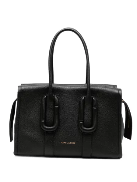 Geantă shopper Marc Jacobs cu autograf negru