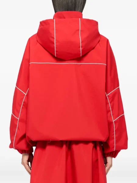 Geacă Msgm cu glugă roșu