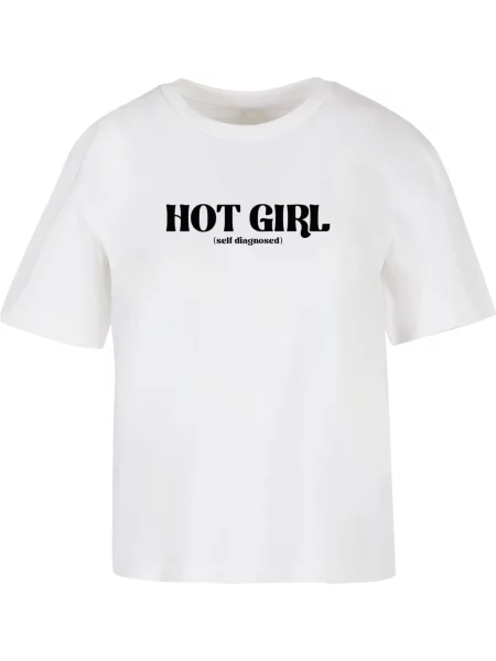 Miss Tee Póló Hot Girl Diagnosis fekete fehér