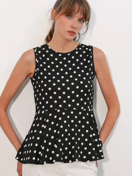 Bigdart Bluza crna bijela