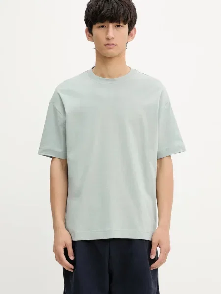 Majica Samsoe Samsoe JOEL bez uzorka bež