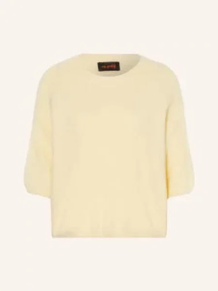 Miss Goodlife Sweter Z Alpaki gelb