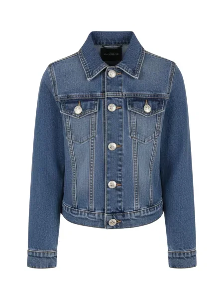 John Richmond Prijelazna jakna Giubbino denim blu per bambino traper plavi