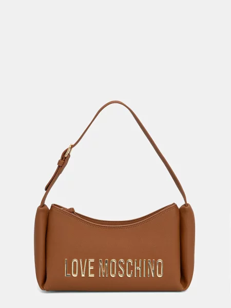 Τσάντα Love Moschino καφέ