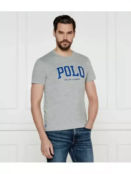POLO RALPH LAUREN Tricou | Custom slim fit gri