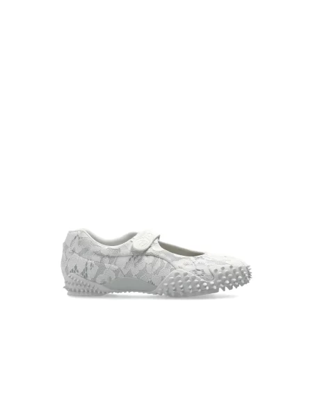 Sneakersy Puma koronkowe szare