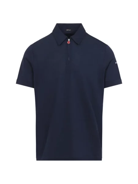 Tricou polo Kiton albastru